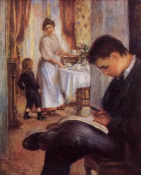 Pierre Auguste Renoir : Breakfast at Berneval